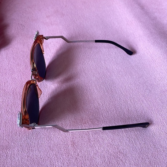 FENDI Indira Sunglasses - Cat Eye - Pink Purple - www  display picture 1